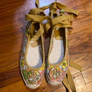 Tory Burch Minnie Ballet Espadrille- 8M